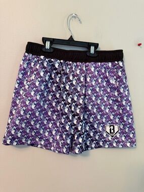 Baseball Lifestyle 101 Purple Ghost Shorts